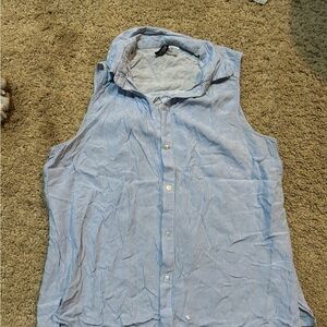 Divided Blue Button Down Shirt